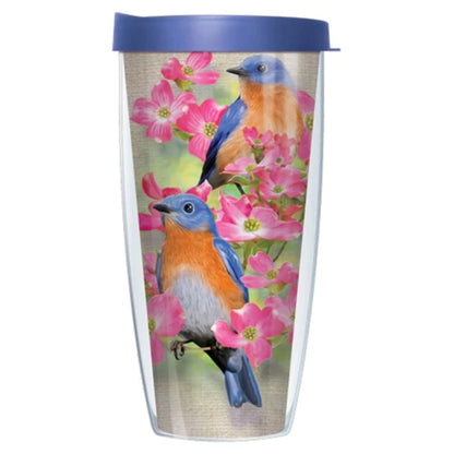 22 oz. Full Color Tumbler, Crystal Styrene Double Wall Mugs
