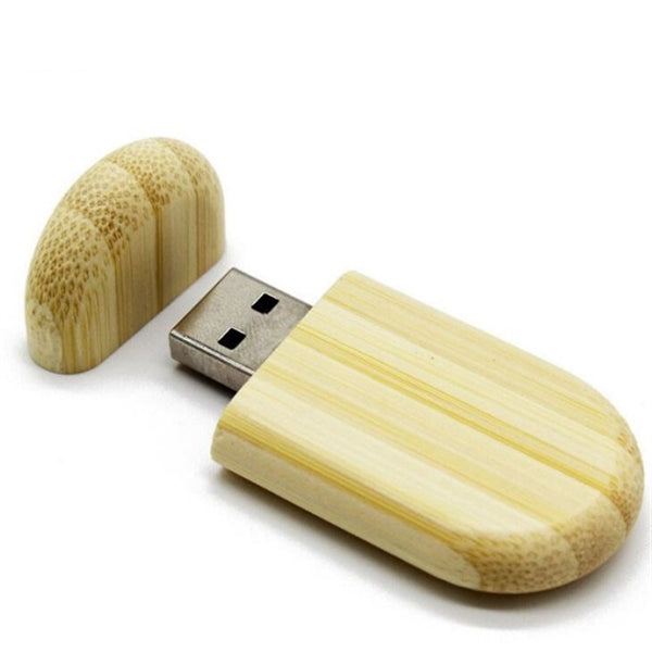 Wooden USB Flash Drive with Magnetic Cap