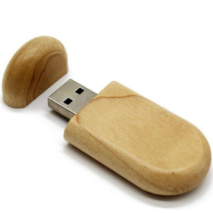 Wooden USB Flash Drive with Magnetic Cap