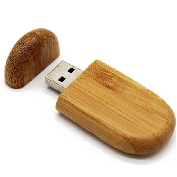 Wooden USB Flash Drive with Magnetic Cap