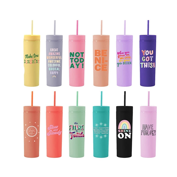 Skinny Matte Tumbler
