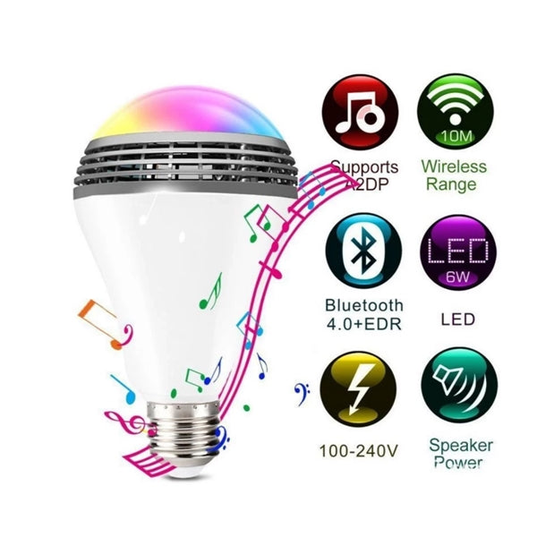 LED Wireless Bulb Bluetooth 4.0 Speaker