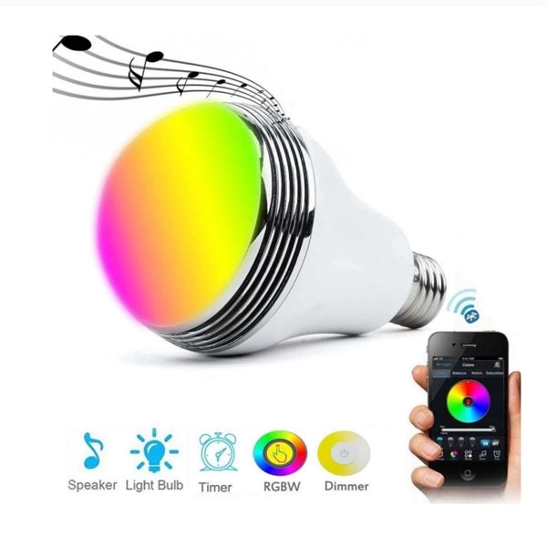 LED Wireless Bulb Bluetooth 4.0 Speaker