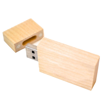 Rectangular Wooden USB Flash Drives with Magnetic Closure