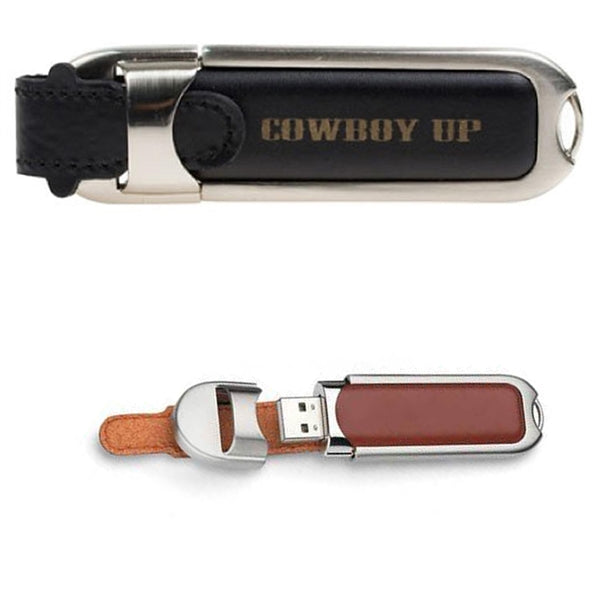 Leather Buckle USB Flash Drive