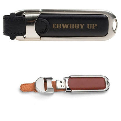 Leather Buckle USB Flash Drive