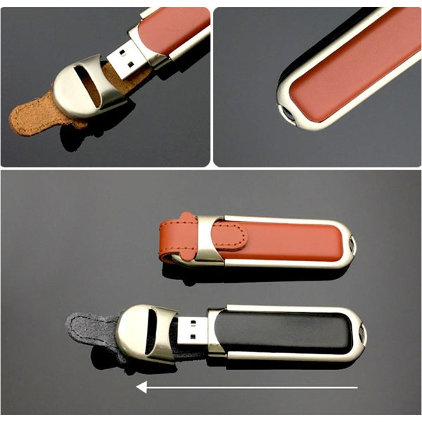 Leather Buckle USB Flash Drive