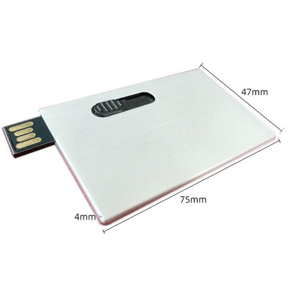 Metal Credit Card Style USB Drive
