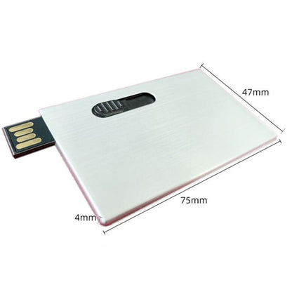 Metal Credit Card Style USB Drive