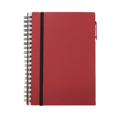 5.5 x 7 in Spiral Notebook with Elastic Closure
