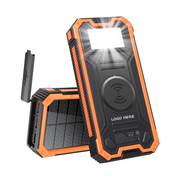 Solar Powered Wireless Charging Power Bank