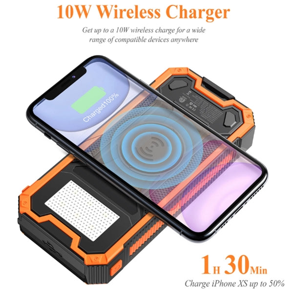 Solar Powered Wireless Charging Power Bank