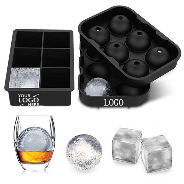 Ice Cube Trays Silicone Whiskey Ball Mold