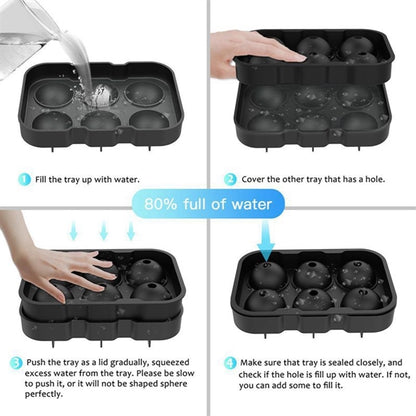 Ice Cube Trays Silicone Whiskey Ball Mold
