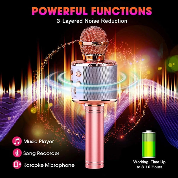 Wireless Bluetooth Karaoke Microphone