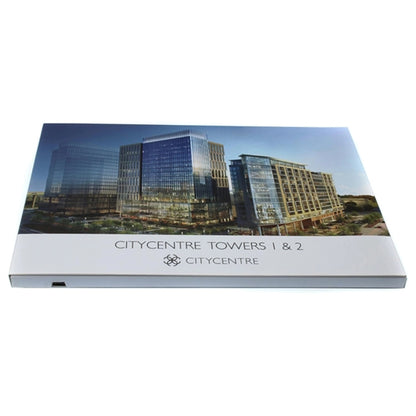 Peony - 7" LCD Video Bi-fold Brochure