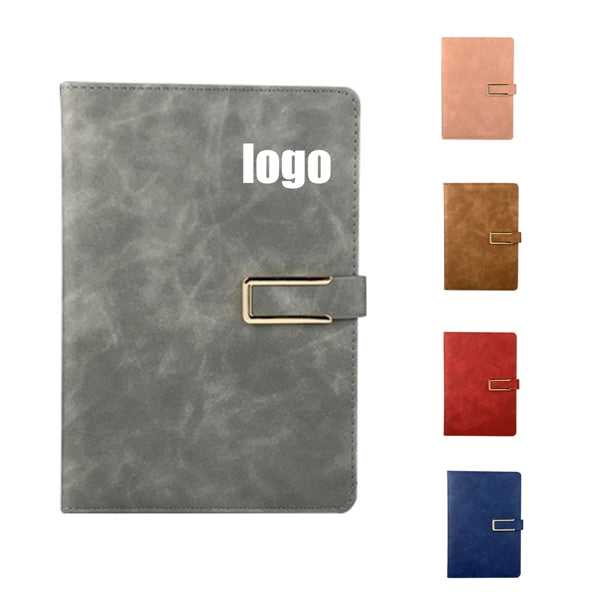 A5 Hardcover Faux Leather Notebook