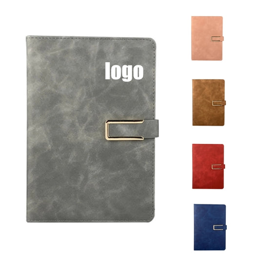 A5 Hardcover Faux Leather Notebook