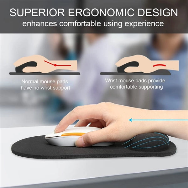 Mouse Pad With Wrist Rest