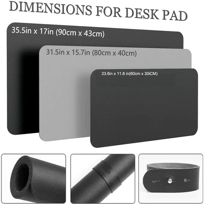 Waterproof Pvc Leather Desk Pad