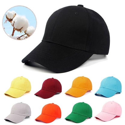 Adjustable Cotton Baseball Cap