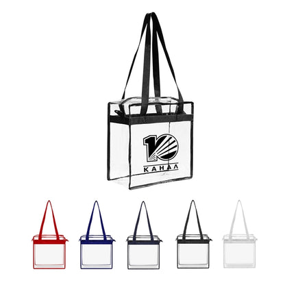 Stadium Clear Zipper Tote Bag
