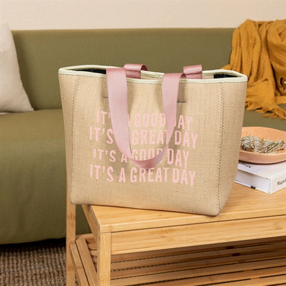 All Day Tote - Burlap Neoprene - Small