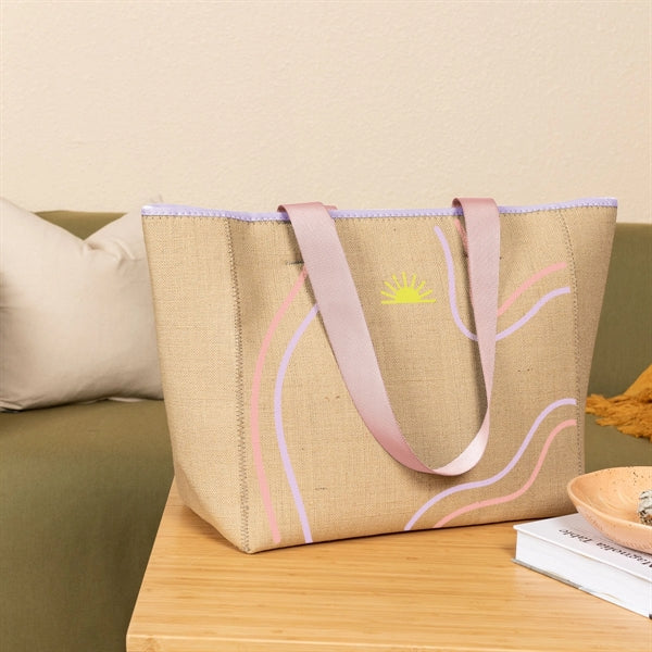 All Day Tote - Burlap Neoprene - Medium