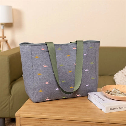 All Day Tote - Heathered Jersey Knit Neoprene - Medium