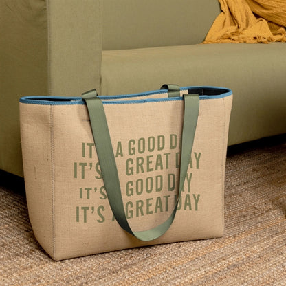 All Day Tote - Burlap Neoprene - Large