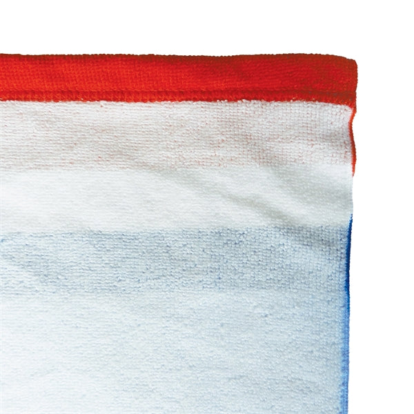 30" x 60" Microfiber Terry Beach Towel