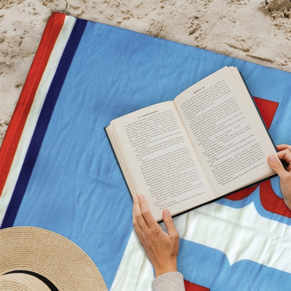 30" x 60" Microfiber Terry Beach Towel