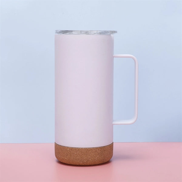 16Oz Explorer Vacuum Camp Mug With Cork Bottom