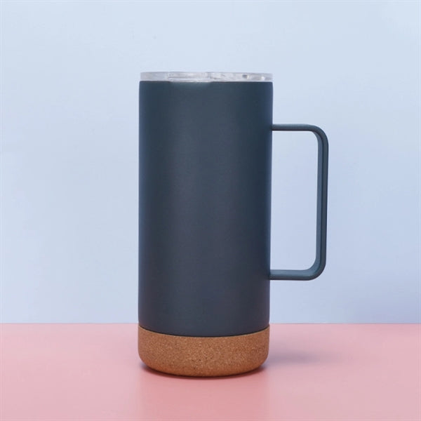 16Oz Explorer Vacuum Camp Mug With Cork Bottom