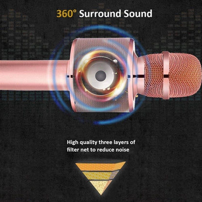 5-In-1 Portable Bluetooth Wireless Karaoke Microphone