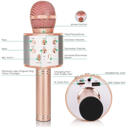 Wireless Bluetooth Karaoke Microphone