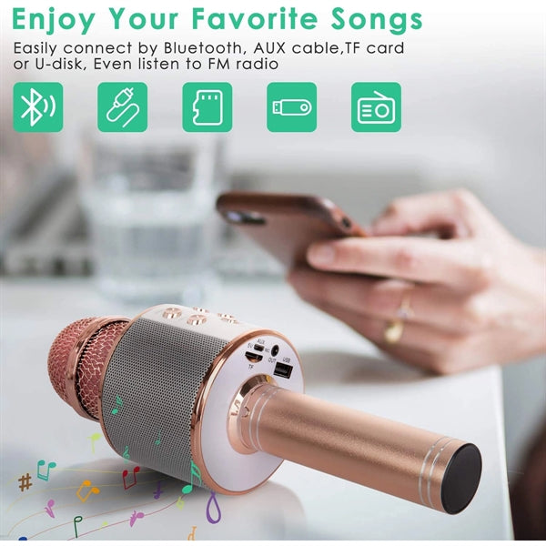Wireless Bluetooth Karaoke Microphone