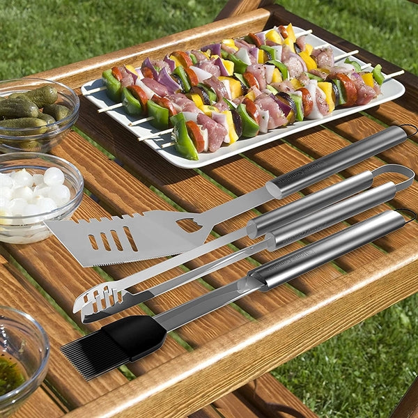 Bbq Accessories 16Pc Grill Set With Spatula