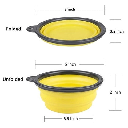 Silicone Collapsible Pet Bowl
