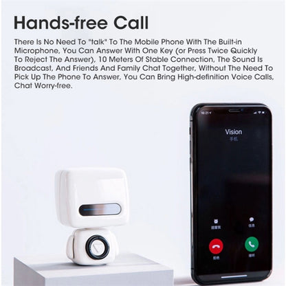 Portable Mini Creative Robot Bluetooth Speaker