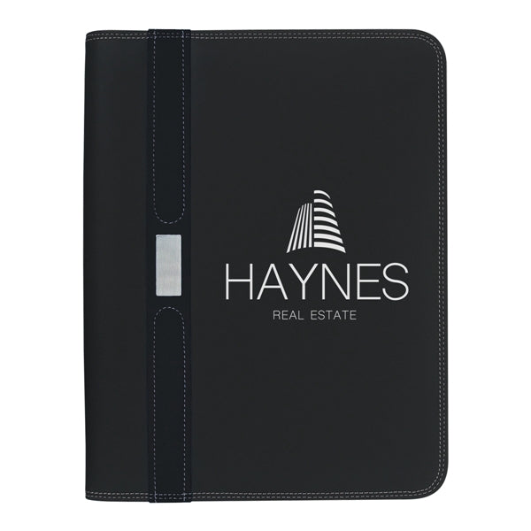 Contemporary Zippered Portfolio