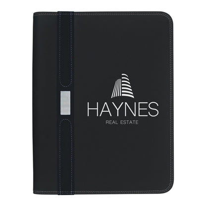 Contemporary Zippered Portfolio