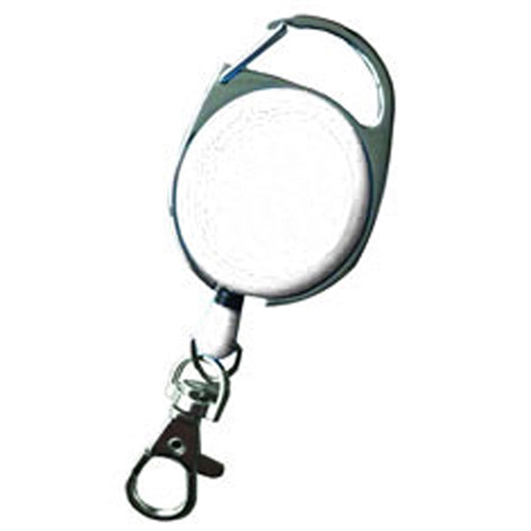 Carabiner Badge Reel with Lobster Claw & Belt Clip