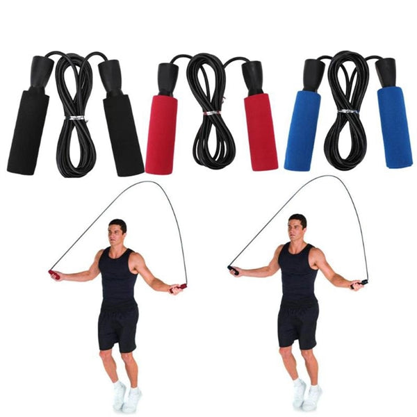 Fitness Skipping Jump Rope with Foam Handle