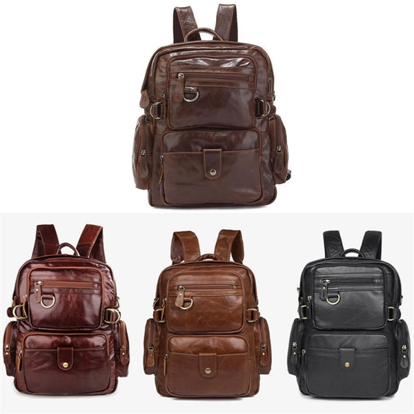 Full Grain Leather Backpack