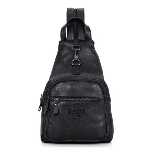 Genuine Leather Sling Backpack