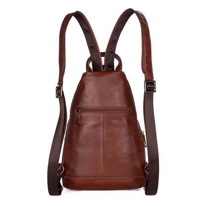 Genuine Leather Sling Backpack