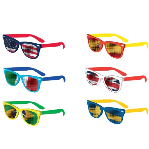 Pinhole Sticker Sunglasses