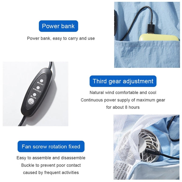 Lightweight Cooling Fan Vest