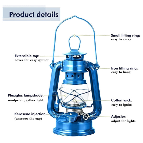 Retro Outdoor Camping Oil Burning Lantern